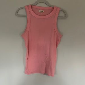 Madewell Brightside tank top in rose petal, size Medium